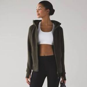 Lululemon Scuba Hoodie Fleece Dark Olive (First Release)